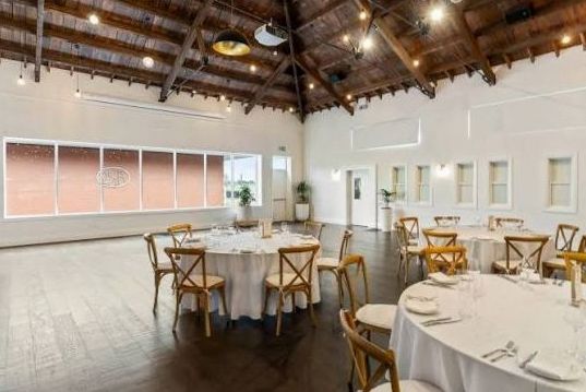 Private dining room set for an intimate dinner